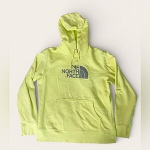 The North Face Yellow / Gray Hoodie. Large